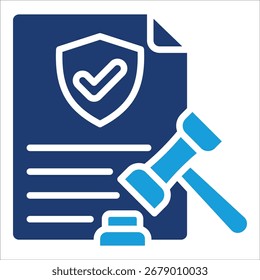 Regulatory Shield Icon Element For Design