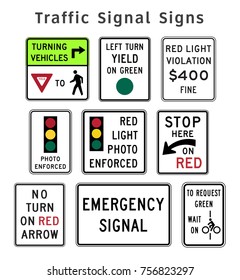 Regulatory traffic sign. Traffic Signal. Vector illustration.
