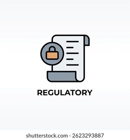 Ilustración De Símbolo Aislado De Vector Regulador, Icono O Logotipo