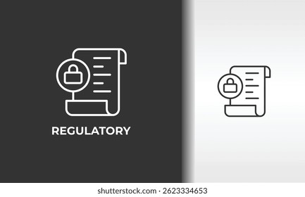 Ilustração De Símbolo Isolado De Vetor, Ícone Ou Sinal De Logotipo Normativo