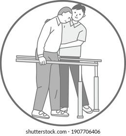 Rehabilitating elderly and long-term care staff