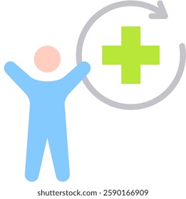 Rehabilitation Icon Element For Design