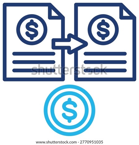Reimbursement Form Icon Vector Illustration For Design.
