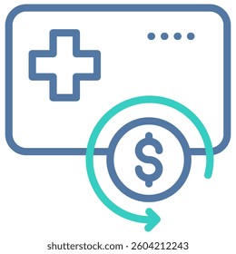Reimbursement Icon Element For Design