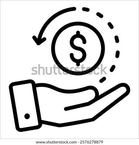 Reimbursement Icon Element For Design