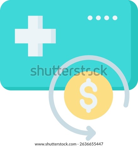 Reimbursement Icon Element For Design