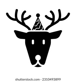 Rein Deer Icon , Vector Graphics