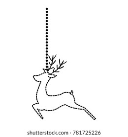 reindeer animal hanging decorative