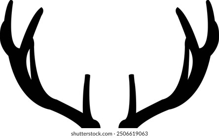 Reindeer Antlers – Elegant Holiday Silhouette	