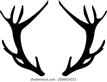 Reindeer Antlers – Elegant Holiday Silhouette	