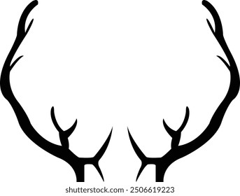 Reindeer Antlers – Elegant Holiday Silhouette	