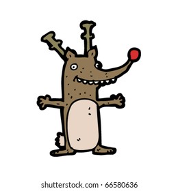 Rentierkartoon