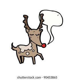 Rentierkartoon