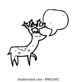 reindeer cartoon character