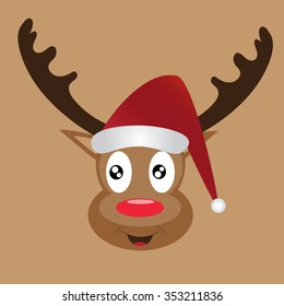 Reindeer Cartoon Cute.