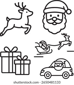 Reindeer, christmas gifts, santa clause