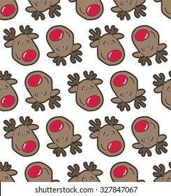 Reindeer Christmas pattern