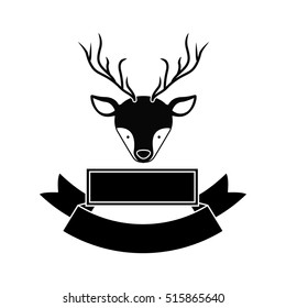 Reindeer of Christmas season design