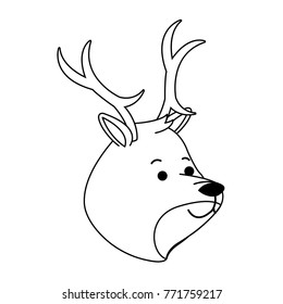 Reindeer cute cartoon
