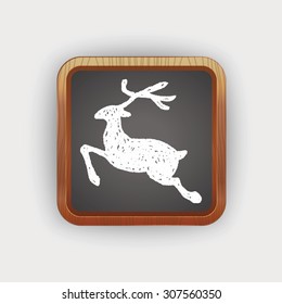 reindeer doodle