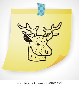 reindeer doodle