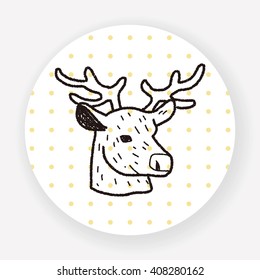 reindeer doodle