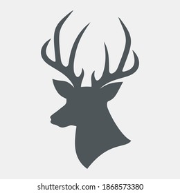 Reindeer elk deer quality vector illustration cut