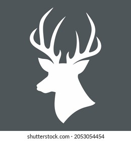 Reindeer elk deer quality vector illustration cut
