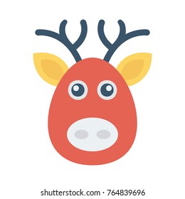 reindeer flat icon