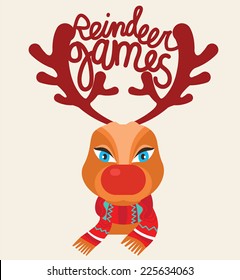 reindeer games clip art
