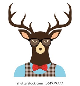 reindeer hipster style icon