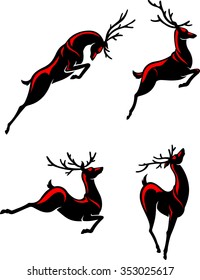 Reindeer Hopping-Set of dynamic variations of reindeer