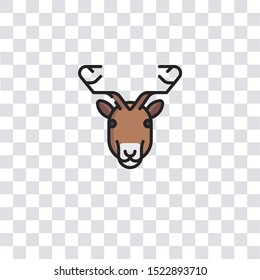 reindeer icon sign and symbol. reindeer color icon for website design and mobile app development. Simple Element from arctic collection for mobile concept and web apps icon.