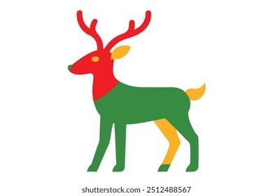 Rentier-Symbol, Vektordesign-Kunst