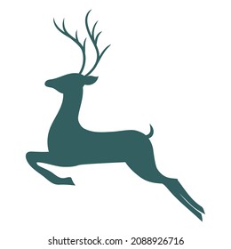 Reindeer icon vector | Isolated on white backgraund