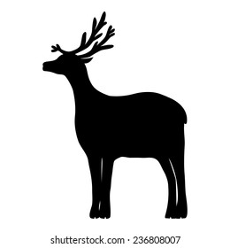 reindeer isolated on white background 