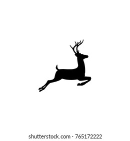 reindeer jumping icon 