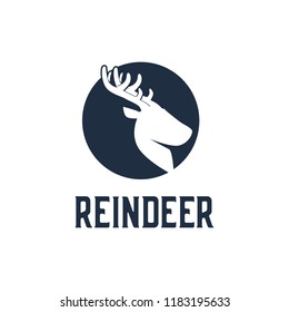 Reindeer Logo Design Stock Vector (Royalty Free) 1183195633 | Shutterstock