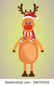 Reindeer red nose.