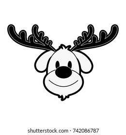 reindeer rudolph christmas related icon image 