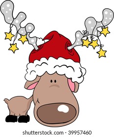 reindeer santa