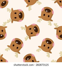 Reindeer ,seamless pattern