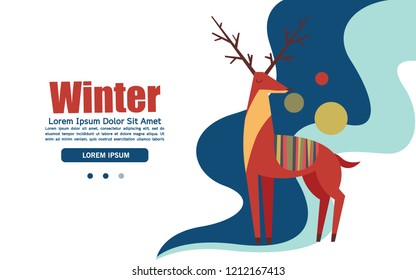 REINDEER SIMPLE CHARACTER DESIGN