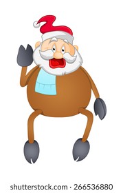 Reindeer Snowman Character