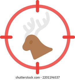 ilustración vectorial de destino de renos en un fondo transparente.Símbolos de calidad premium.Vector de trazo      para el diseño gráfico y de concepto.