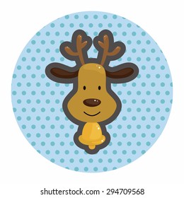 Reindeer theme elements