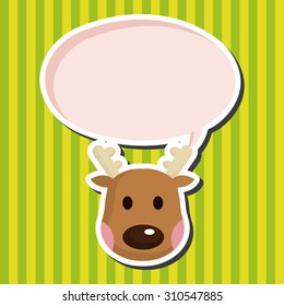 Reindeer theme elements