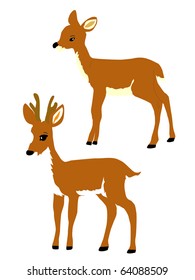 reindeer - vector