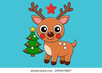 gráficos de Vector de reno para Navidades! Perfecto para diseños y proyectos festivos.





