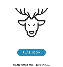 Reindeer vector icon